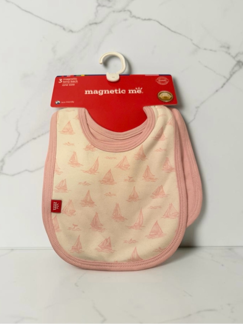 Magnetic Me 3 Bib Pack TinyTides Pink